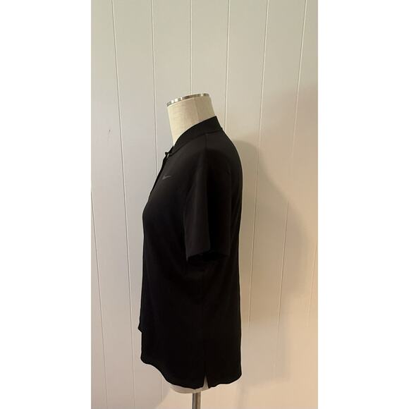 Nike Golf Dri-FIT Polo Shirt Black XL Short Sleeve Performance Lightweight Mens - Picture 8 of 10